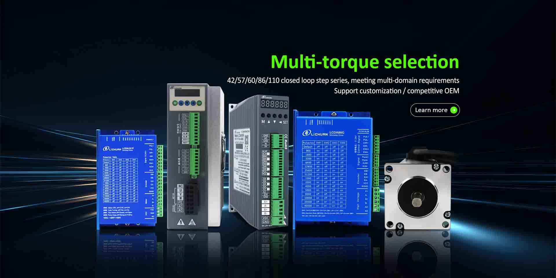 சீனா க்ளோஸ்டு லூப் திறந்த லூப் ஸ்டெப்பர் மோட்டார் டிரைவர் தொழிற்சாலை