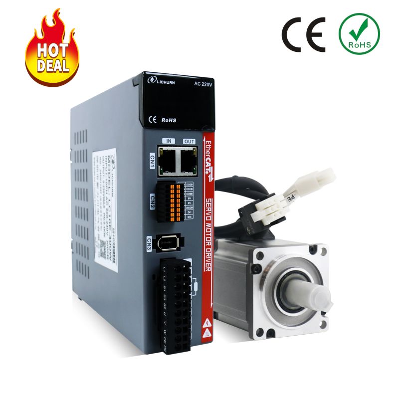 Ethercat AC சர்வோ மோட்டார் 600W 3000rpm 1.91nm ஒரு கிட்